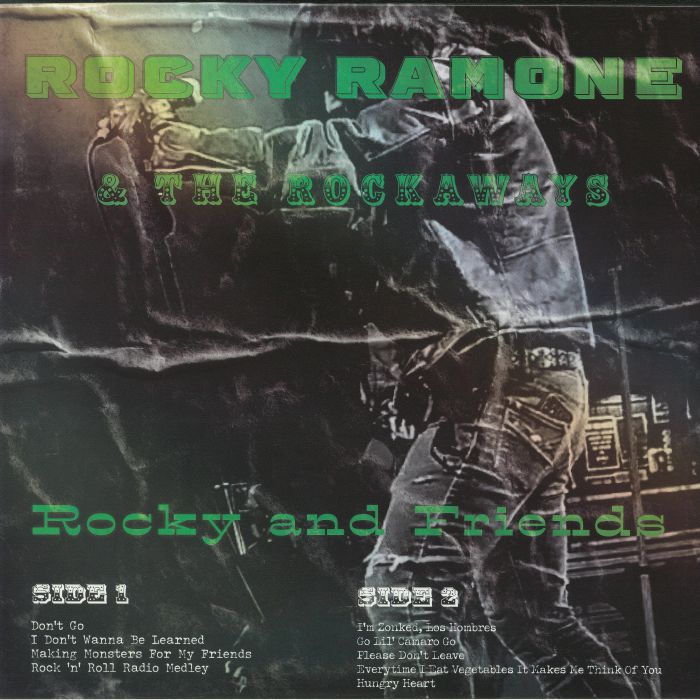 Rocky & Friends - Green Vinyl LP vinyl record cover