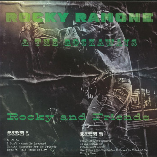 Rocky & Friends - Green Vinyl LP vinyl record cover