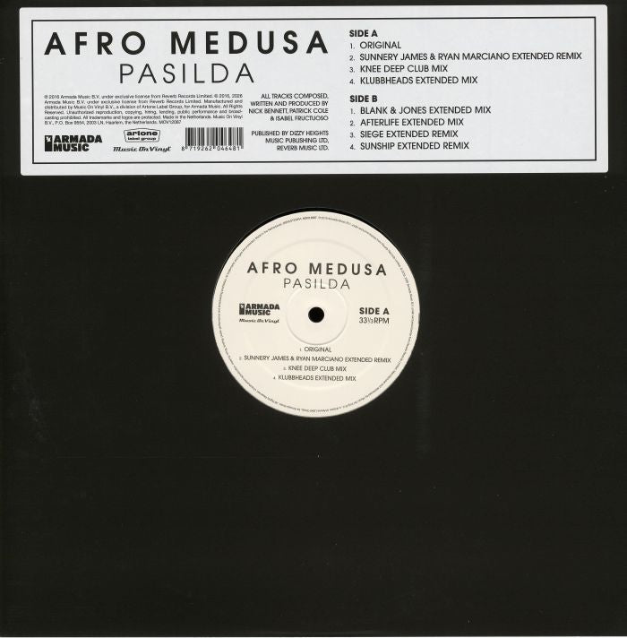 Pasilda - Vinyl LP vinyl record cover