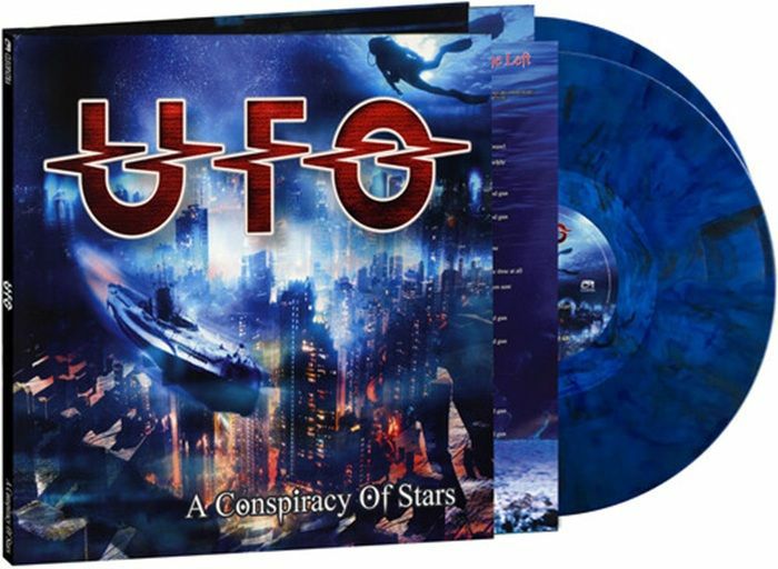 A Conspiracy Of Stars - Limited Edition Black & Blue Marbled 2xLP vinyl record cover