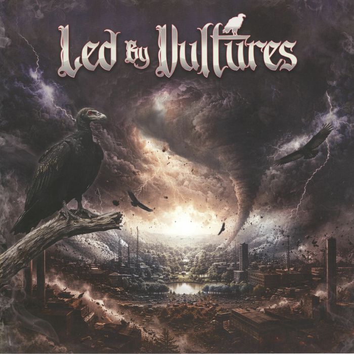 Led By Vultures - Blue & Pink Marbled Vinyl LP vinyl record cover