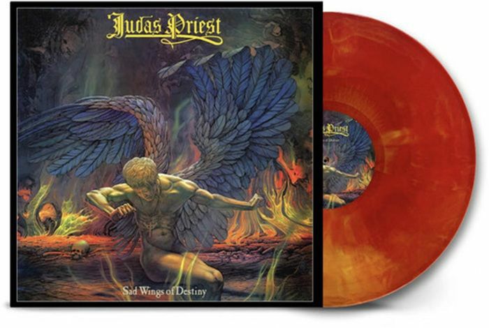 Sad Wings Of Destiny - Limited Edition Solar Flare Vinyl LP vinyl record cover