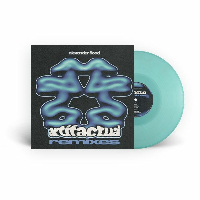Artifactual Rhythm - Cyan Blue Vinyl LP vinyl record cover