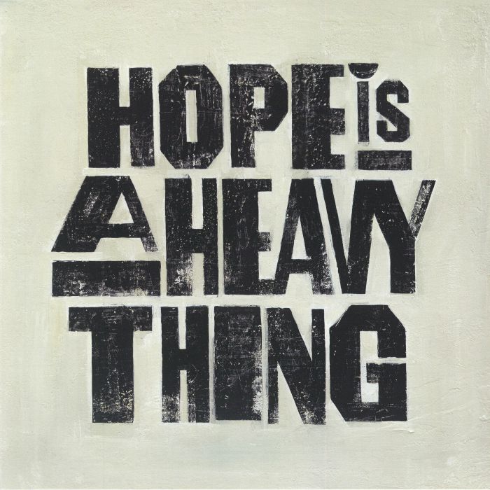 Hope Is A Heavy Thing - Grey Eco Vinyl LP vinyl record cover