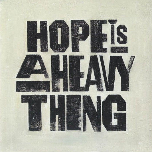 Hope Is A Heavy Thing - Grey Eco Vinyl LP vinyl record cover