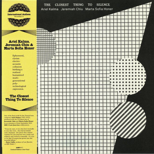 The Closest Thing To Silence - Mullumbimby Blue Vinyl LP vinyl record cover
