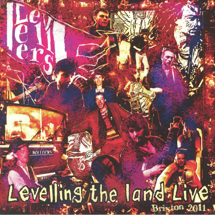 Levelling The Land Live - Clear Purple Vinyl LP + CD + DVD vinyl record cover