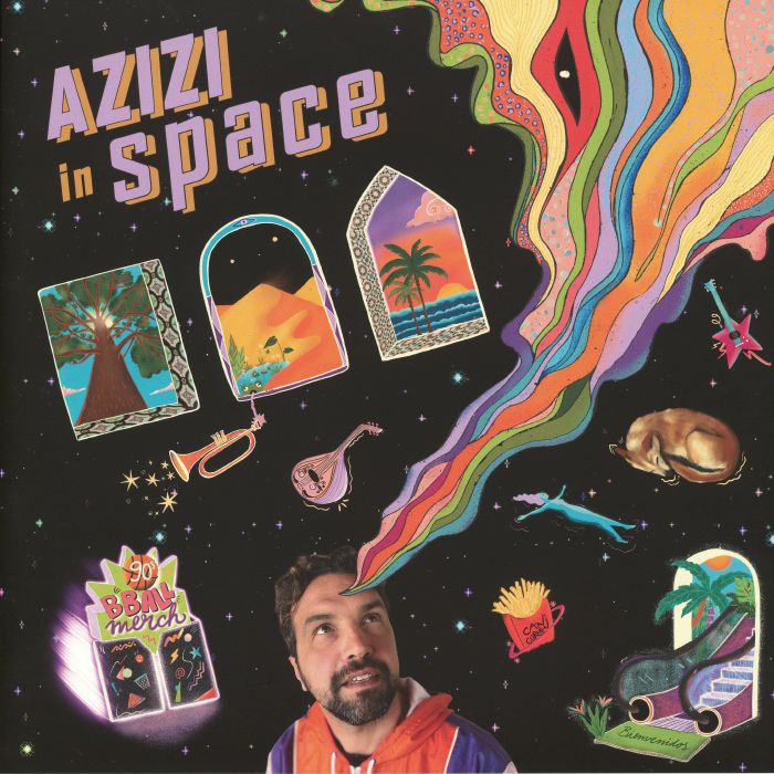 Azizi In Space - Vinyl LP vinyl record cover