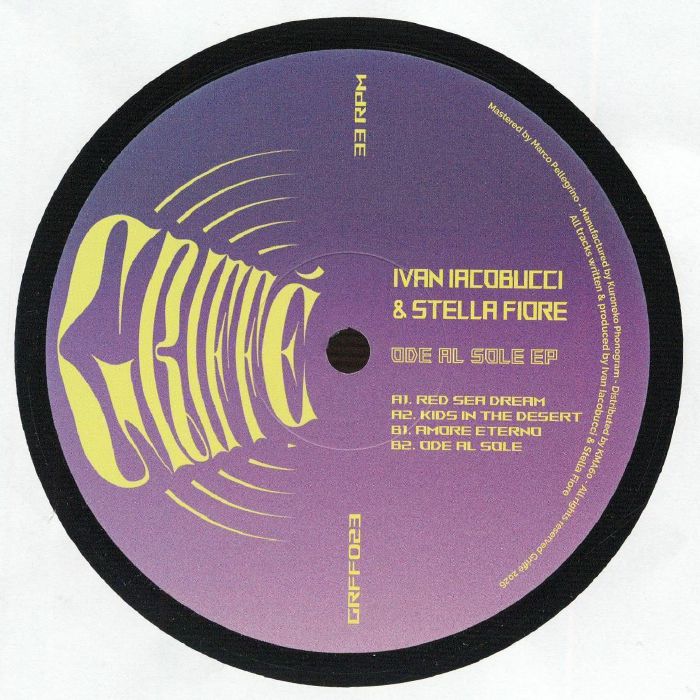 Ode Al Sole - Vinyl EP vinyl record cover