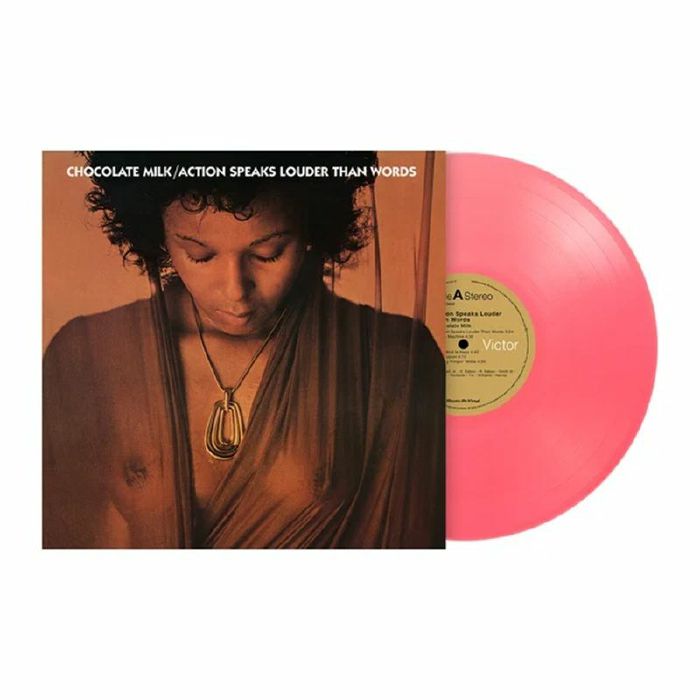 Action Speaks Louder Than Words - Pink Vinyl LP vinyl record cover