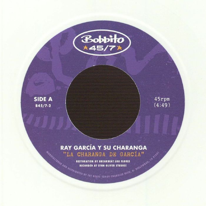 La Charanga De Garcia - White Vinyl Single vinyl record cover