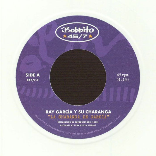 La Charanga De Garcia - White Vinyl Single vinyl record cover
