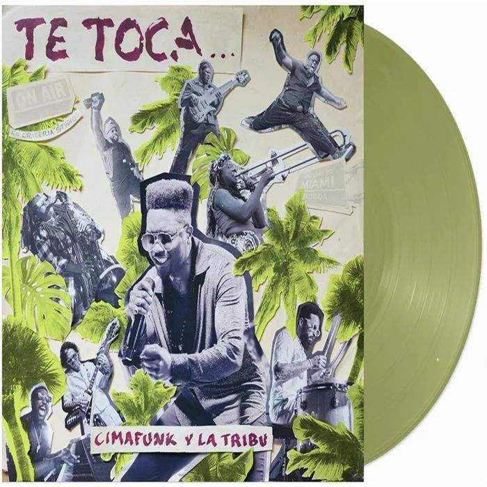 Te Toca - Olive Green Vinyl LP vinyl record cover