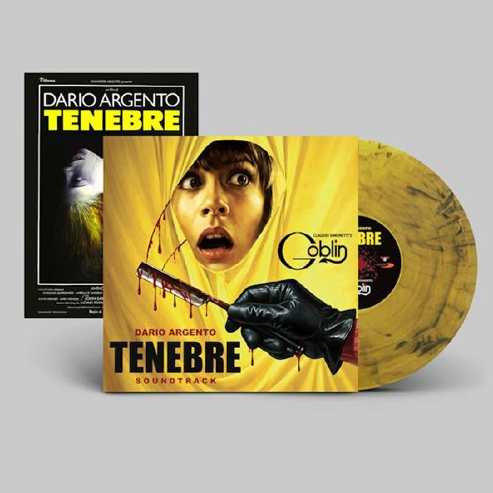 Tenebrae: Soundtrack - Limited Edition Yellow Smoke Vinyl LP vinyl record cover