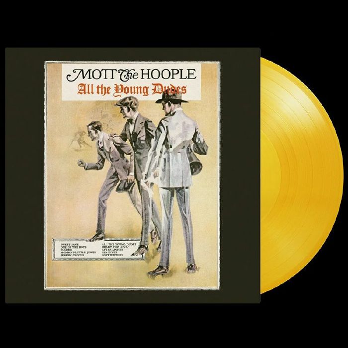 All The Young Dudes - Yellow Vinyl LP vinyl record cover