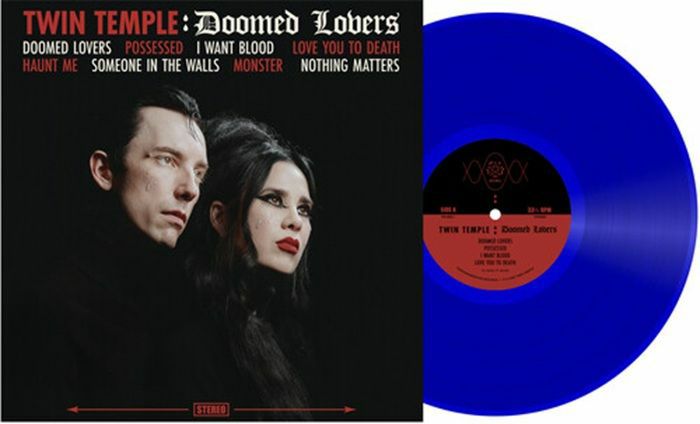 Doomed Lovers - Translucent Blue Vinyl LP vinyl record cover