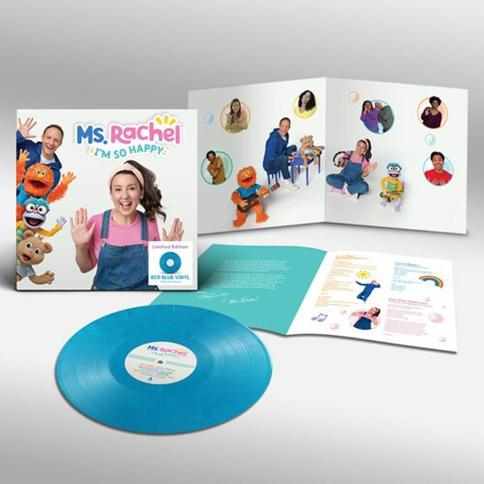 I'm So Happy - Limited Edition Eco Blue Vinyl LP vinyl record cover