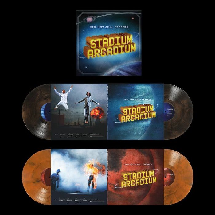 Stadium Arcadium (20th Anniversary) - Brown & Orange Smoke 4xLP vinyl record cover