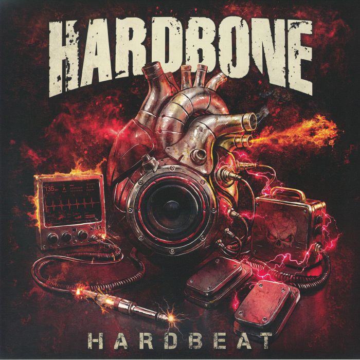Hardbeat - Red & Black Marbled Vinyl LP vinyl record cover