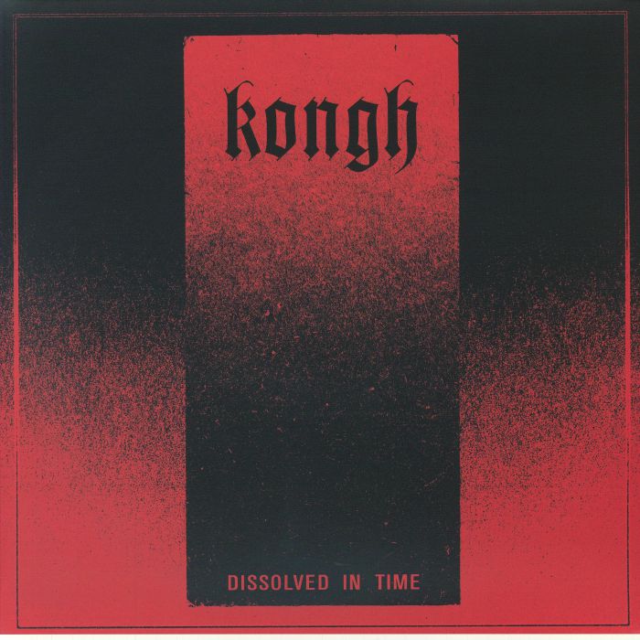Dissolved In Time - Black & Red Splatter Vinyl LP vinyl record cover