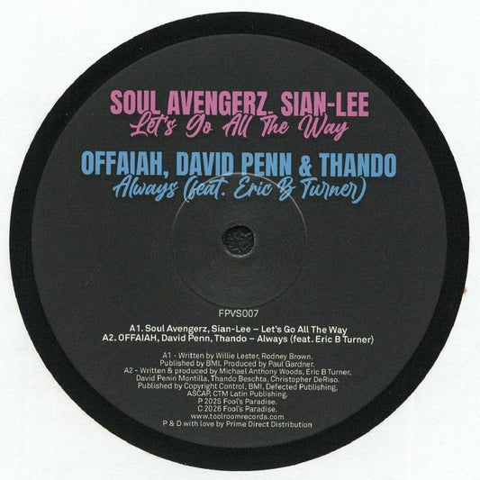 Fool's Paradise Sampler Vol 7 - 12 Inch Vinyl vinyl record cover