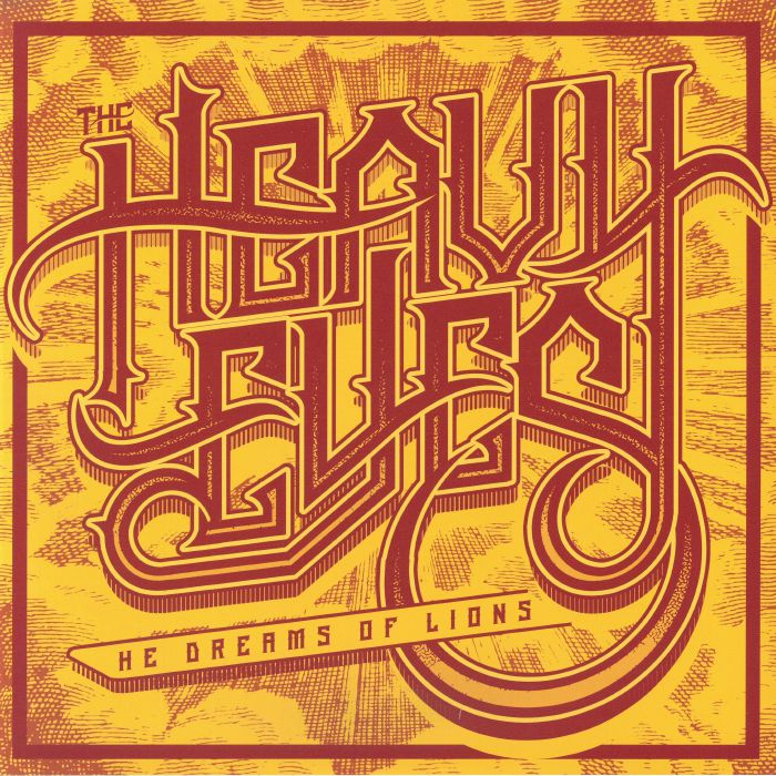 He Dreams Of Lions - Yellow & Black Flame Vinyl LP vinyl record cover