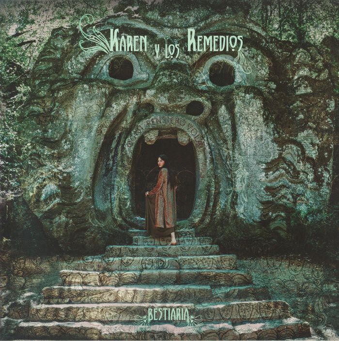 Bestiaria - Green Marbled Vinyl LP vinyl record cover