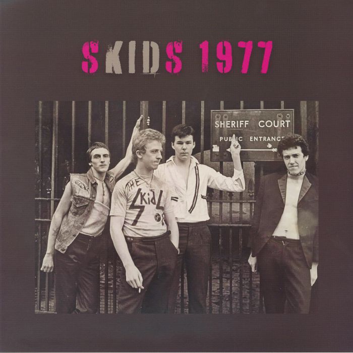 Skids 1977 - Vinyl LP vinyl record cover