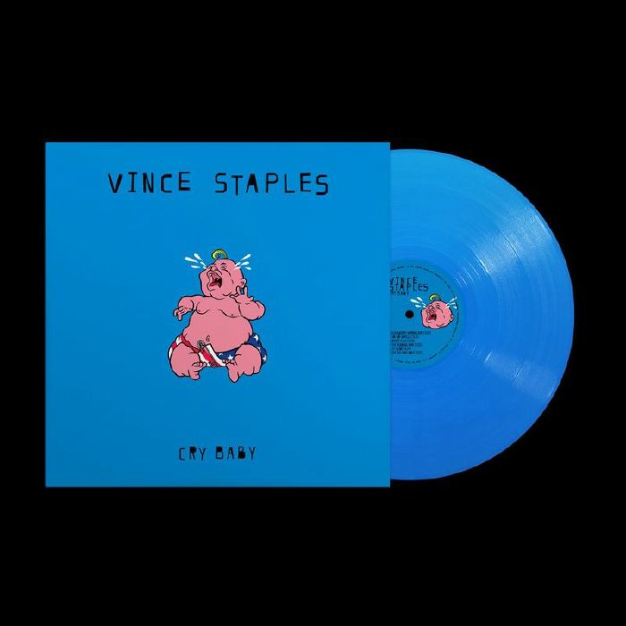 Cry Baby - UK Edition Baby Blue Vinyl LP vinyl record cover