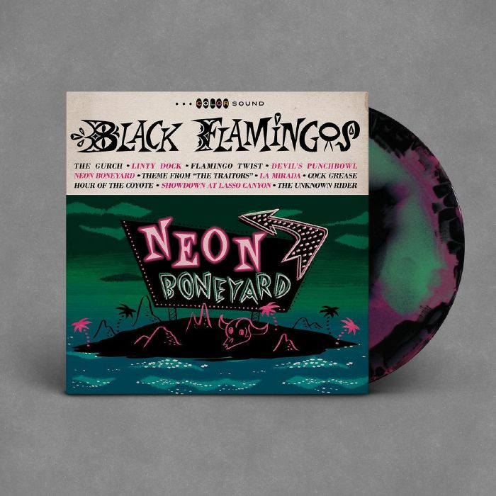 Neon Boneyard - Neon Noir Vinyl LP vinyl record cover