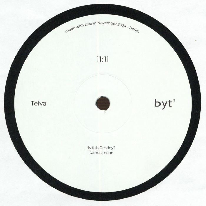11:11 - Limited Edition Vinyl EP vinyl record cover