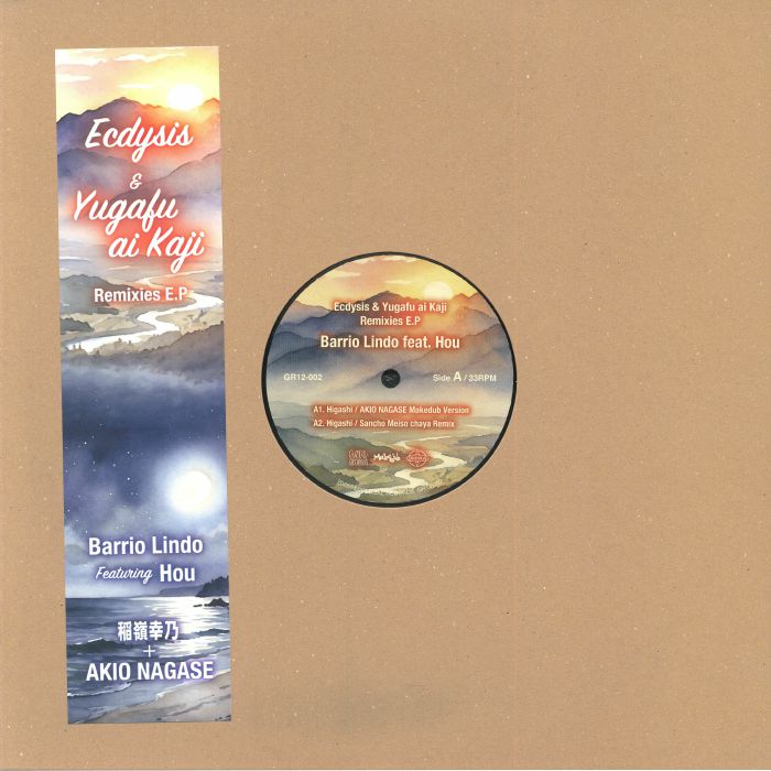 Ecdysis & Yugafu Ai Kaji Remixes - Vinyl EP vinyl record cover