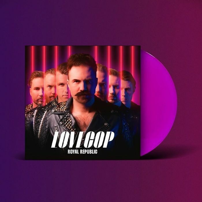 LoveCop - Neon Violet Vinyl LP vinyl record cover
