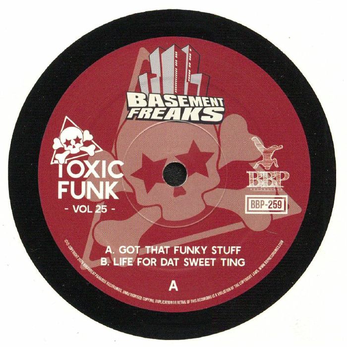 Toxic Funk Vol 25 - Vinyl Single vinyl record cover