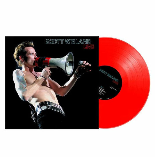 Scott Weiland: Live - Limited Red Vinyl LP vinyl record cover