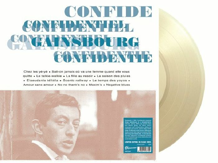 Confidentiel - Limited Edition Clear Vinyl LP vinyl record cover