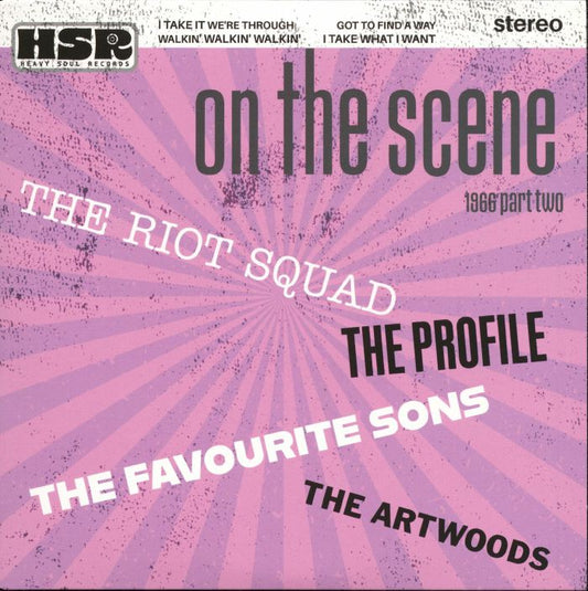 On The Scene 1966: Part Two - Vinyl EP vinyl record cover