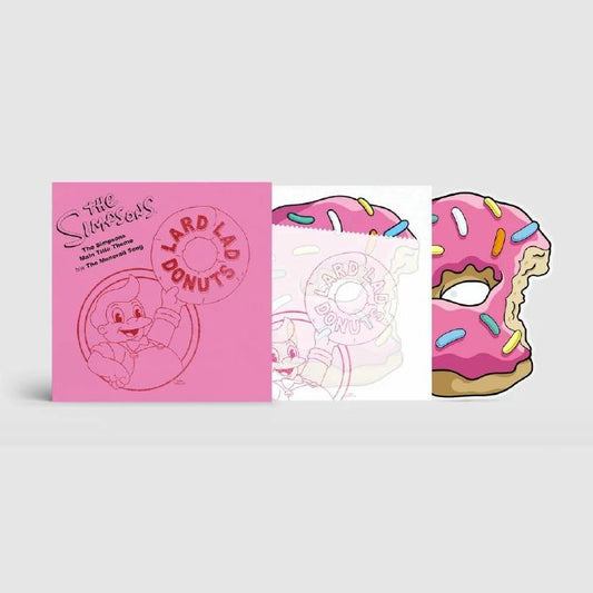 The Simpsons Main Title Theme - Donut Vinyl Single vinyl record cover