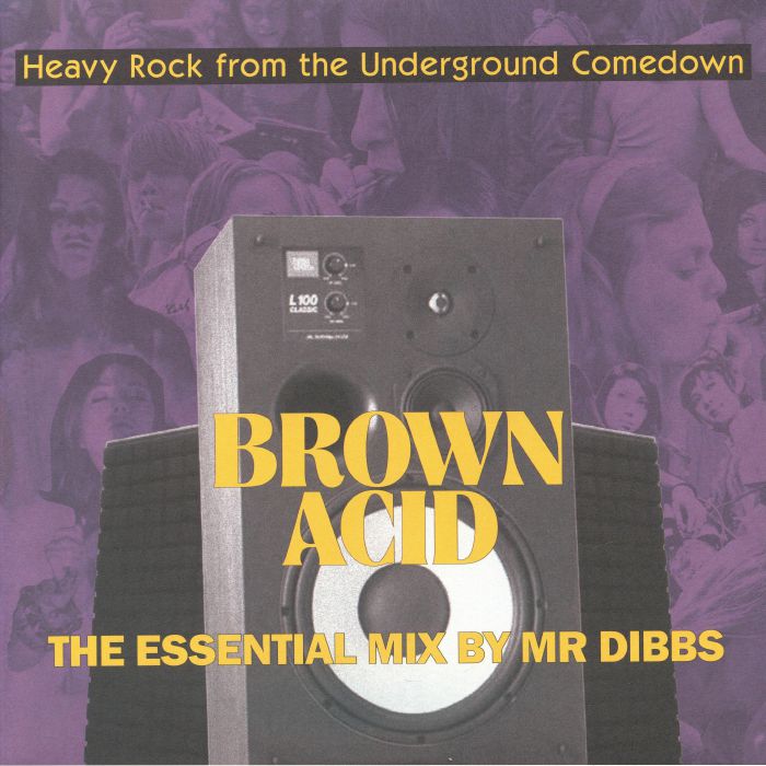 Brown Acid: The Essential Mix By Mr Dibbs - Coloured Vinyl LP vinyl record cover