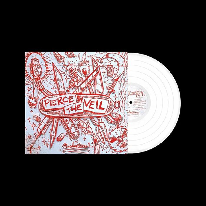 Misadventures - White Vinyl LP vinyl record cover