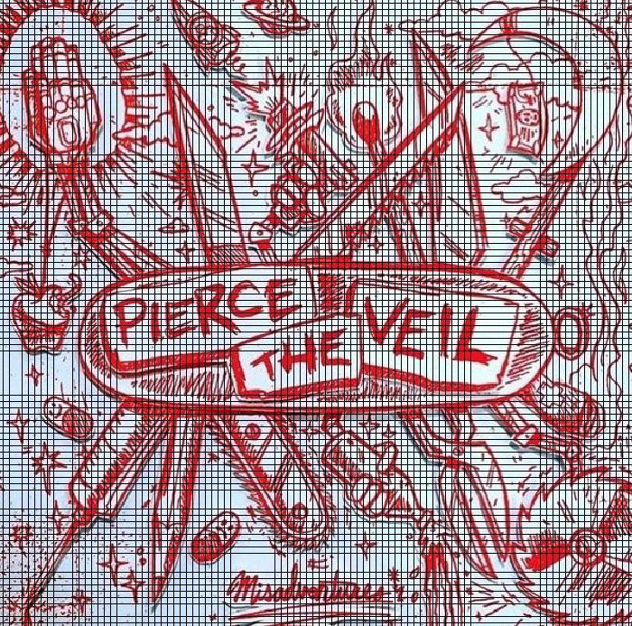 Misadventures - Red/Silver Splatter Vinyl LP vinyl record cover