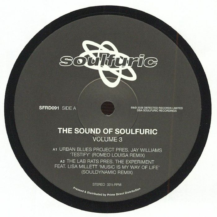 The Sound Of Soulfuric Volume 3 - Vinyl 12" vinyl record cover