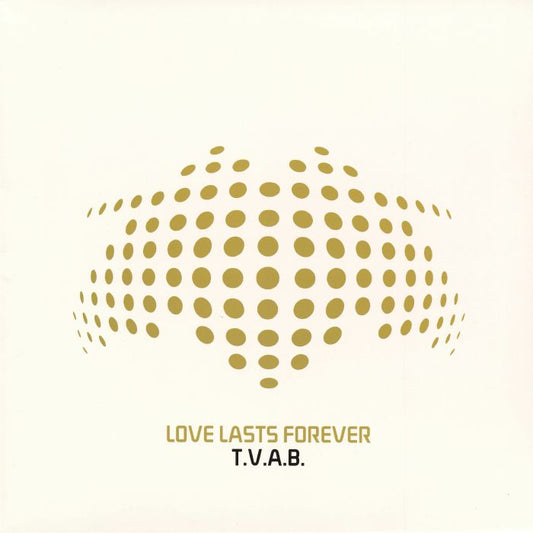 Love Lasts Forever / TVAB - Gold Vinyl Single vinyl record cover