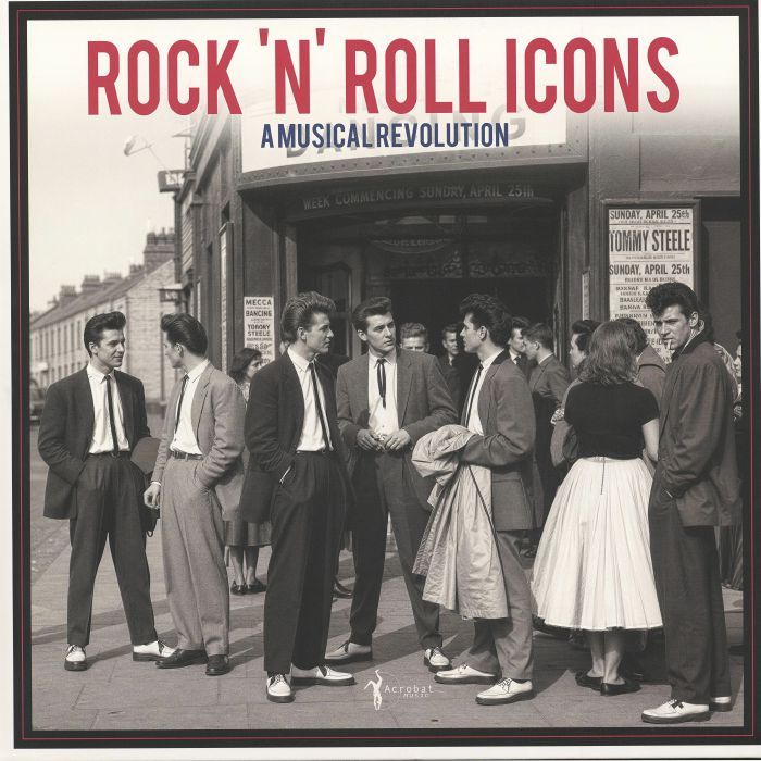 Rock 'n' Roll Icons: A Musical Revolution - Pink Vinyl LP vinyl record cover