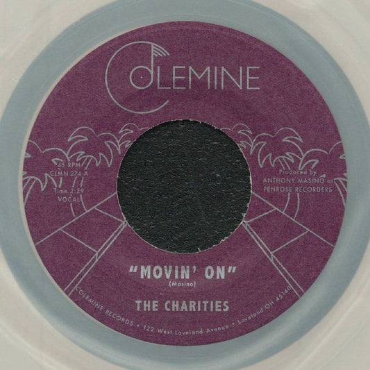 Movin' On / I'm Still Learning How - Grey Vinyl Single vinyl record cover