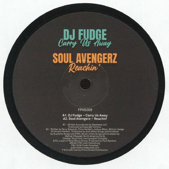 Fool's Paradise Sampler Vol 8 - 12 Inch Vinyl vinyl record cover