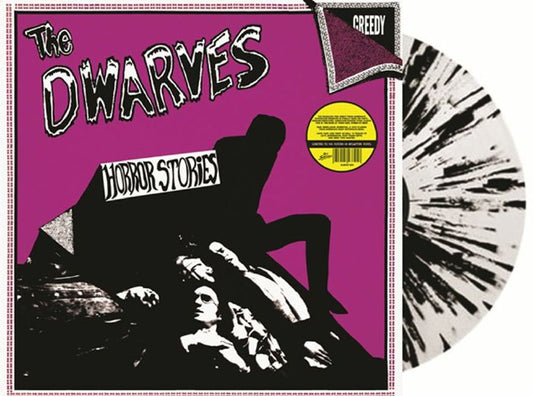 Horror Stories - Black & White Splatter Vinyl LP vinyl record cover