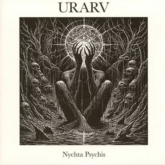 Nychta Psychis - Limited Edition Black & White Swirl Vinyl LP vinyl record cover