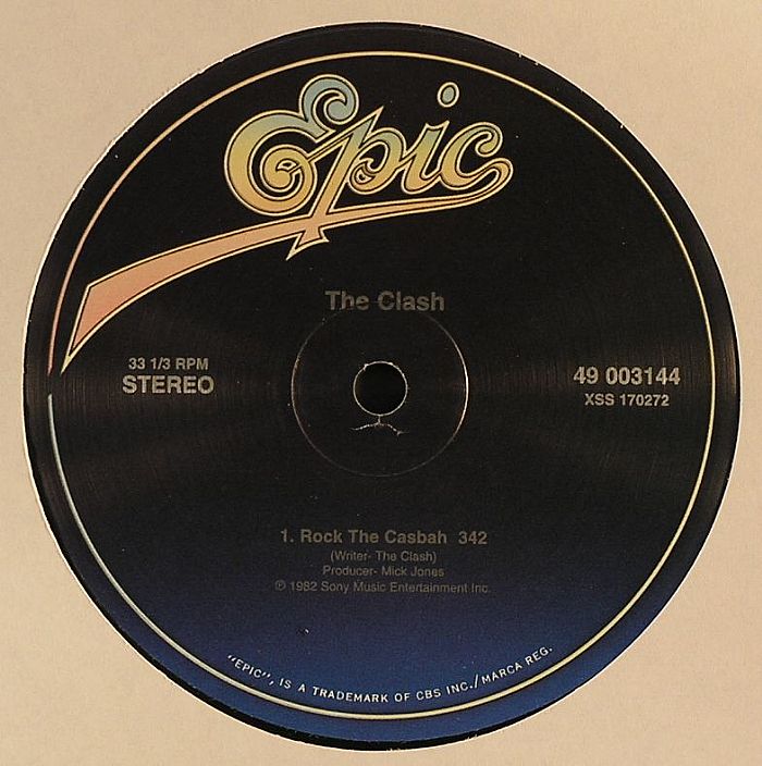 Rock The Casbah - Vinyl Single vinyl record cover