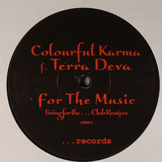 For The Music (Living For The Club Remixes) - Vinyl Single vinyl record cover